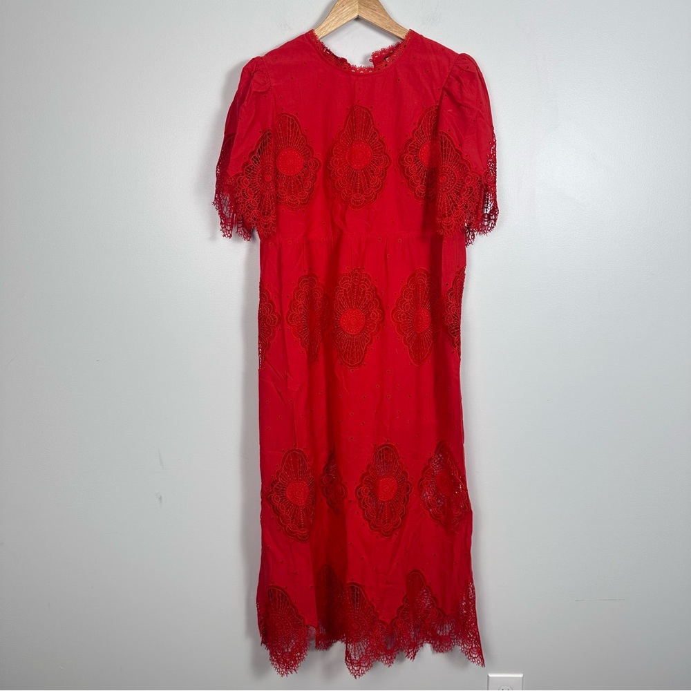 TUCKERNUCK Red Catalina Dress LARGE - Picture 7 of 12